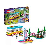 Lego Friends Конструктор "Лесной дом на колесах и парусная лодка"					