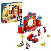 LEGO Disney Конструктор "Пожарная часть и машина Микки и его друзей", 4+					
