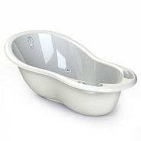 Kidwick Ванночка для купания Шатл с термометром /цвет белый с бирюзовым					