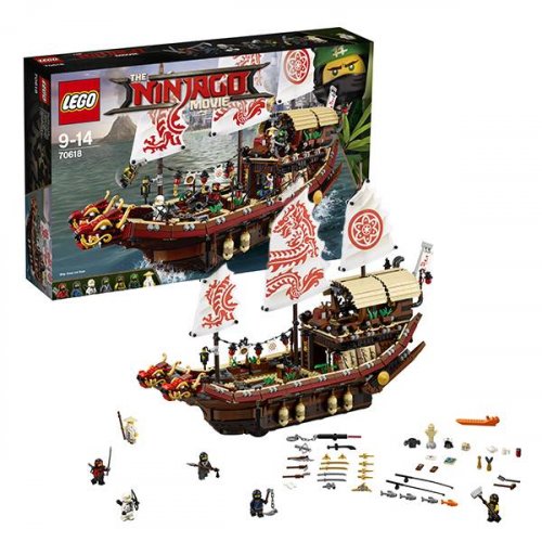 Lego Конструктор Ниндзяго Летающий корабль Мастера Ву