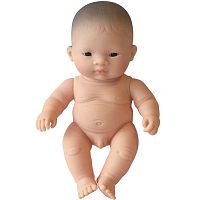 Miniland Пупс мальчик азиат 21 см baby doll asian boy 21 cm. polybag.31145					