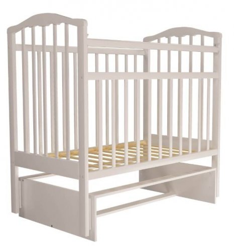 Кроватка детская "Золушка 3" / цвет белый