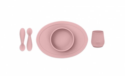 EZPZ Набор из 4-х предметов First Food Set / цвет нежно-розовый