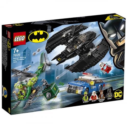 Lego Super Heroes Конструктор Супер Герои Бэткрыло Бэтмена и ограбление Загадочника