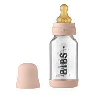 BIBS Бутылочка для кормления Baby Bottle Complete Set - Blush 110 ml					