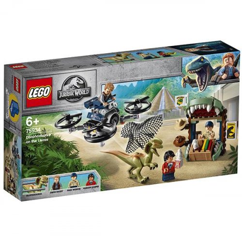 Lego Jurassic World Конструктор Jurassic World Побег дилофозавра™
