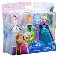 игрушка Куклы Принцессы Дисней Анна & Эльза, из м/ф Холодное Сердце, в наборе с Олафом / Disney Princess