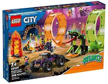 Lego City Конструктор "Трюковая арена Двойная петля"					