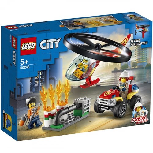 Lego Конструктор Город Пожарный спасательный вертолёт