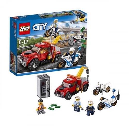 Lego Конструктор  Город  Побег на буксировщике