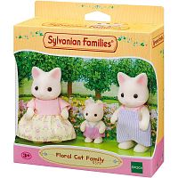 Sylvanian Families Игровой набор "Семья Цветочных котов", 3 фигурки / 5373					