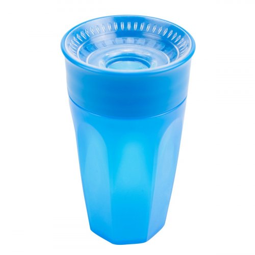 Dr.Brown`s Чашка-поильник 300 мл, Cheers360, 9+ месяцев/ синий