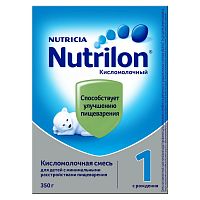 Nutrilon Смесь с бифидобактериями "Кисломолочный 1" 350г.					