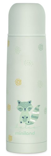 Miniland Термос для жидкостей Thermy Dolce, 500 мл / цвет бирюзовый-енот