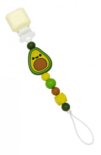 Loulou lollipop держатель для пустышки авокадо / цвет зеленый