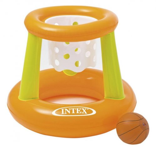 Intex Корзина баскетбольная надувная 4692  / цвет оранжево-зеленый