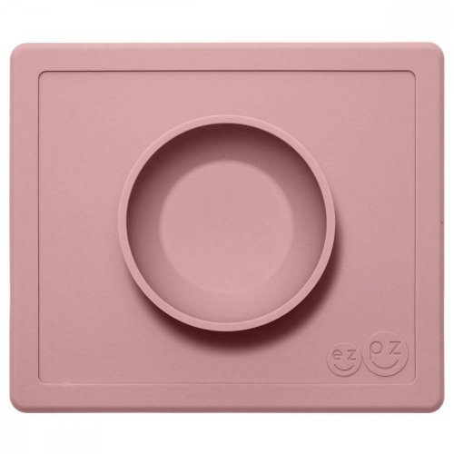 Ezpz Тарелка с подставкой цвет нежно-розовый