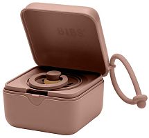 Bibs Контейнер для пустышки Pacifier Вox / цвет Woodchuck (розовый)					