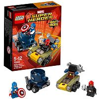 Lego Конструктор Супер Герои Капитан Америка против Красного Черепа					