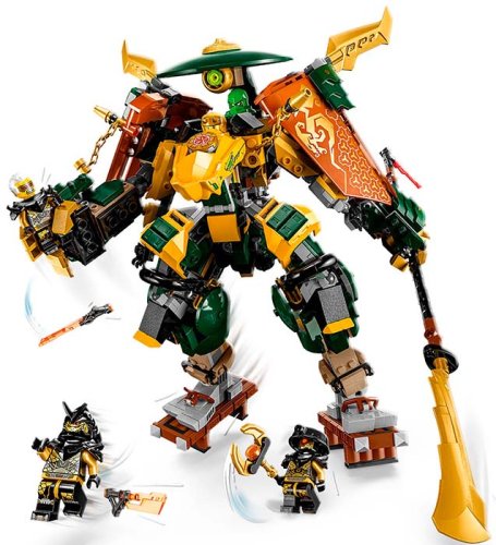 Lego Конструктор Ninjago "Командные роботы ниндзя Ллойда и Арин"