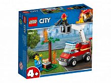 Lego city конструктор "пожар на пикнике" 64 детали