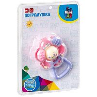 Bondibon Игрушка развивающая погремушка пластик Цветок CRD 23х16х5 см.					