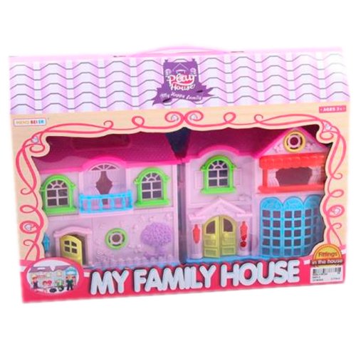 Play House Дом для кукол 8205-2 My family house 340937 / цвет белый, розовый