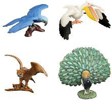 Паремо Фигурки из серии "Мир диких животных": Птицы, 4 предмета