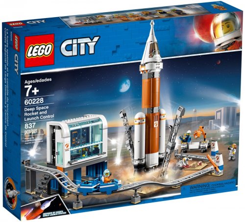 Lego конструктор  Город Ракета для запуска в далекий космос и пульт управления запуском 60228Х