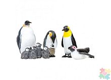 Паремо Набор фигурок животных серии "Мир морских животных": Семья пингвинов, 5 предметов (Основная)					