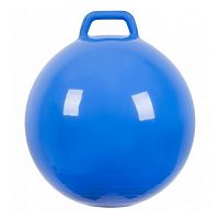 МалышОк Мяч-Прыгун с ручкой ø500мм в подарочной упаковке / синий					
