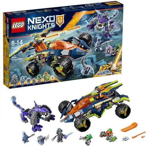 Lego Nexo конструктор Нексо Вездеход Аарона 4x4