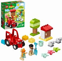 Lego Duplo Town Конструктор "Фермерский трактор и животные"