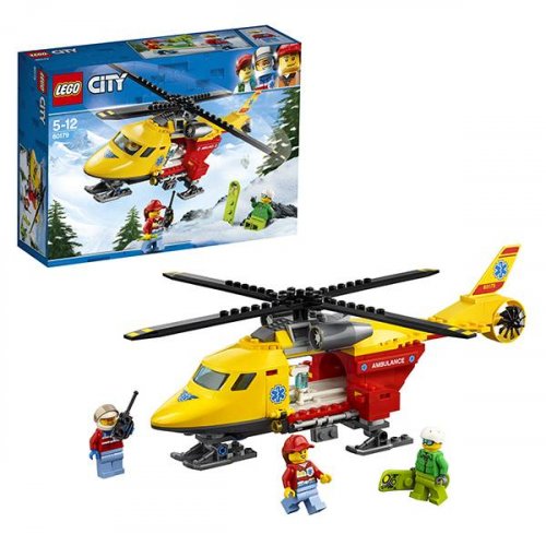 Lego Конструктор Город Вертолёт скорой помощи