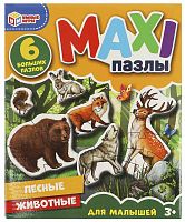 Умные игры Макси-пазл «Лесные животные»					