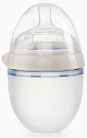 Happy Baby Бутылочка для кормления с силиконовой соской, 150 мл / цвет milky (молочный)					