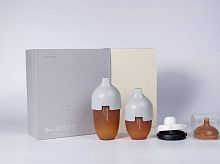 Heorshe Набор бутылочек для кормления 240 мл и 160 мл / цвет серый					