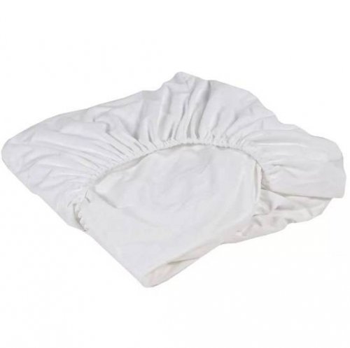 Луняшки  Гигиенический детский непромокаемый наматрасник на резинке в круглую кровать/ размер 75х75 см
