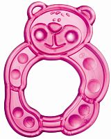 Canpol Babies Прорезыватель мягкий "Мишка" / цвет розовый					