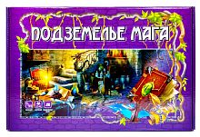 Игра для развития памяти и внимания с карточками Подземелье мага / цвет фиолетовый					
