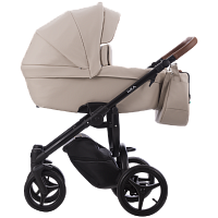 Bebetto Детская коляска 2 в 1 Luca Pro / цвет светло-коричневый 17, рама черная					