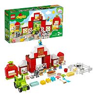 LEGO DUPLO Town Конструктор "Фермерский трактор, домик и животные"					