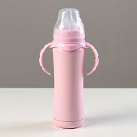 Take It Easy Термос-бутылочка для кормления 500 мл/ розовый					