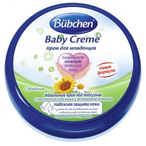 Крем для младенцев с рождения Bubchen без добавок, 150 мл
