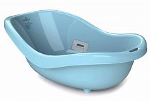 Kidwick Ванночка для купания "Дони" с термометром / цвет голубой - темно-голубой					