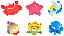 Roxy Kids Набор игрушек для ванны "Морские обитатели"					