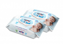 YokoSun Megabox детские влажные салфетки 240 штук (2 уп * 120 шт) 