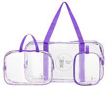 Roxi Kids Комплект из 3-х сумок в роддом / цвет фиолетовый