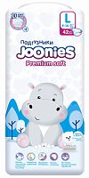 Joonies Подгузники Premium Soft L (9-14 кг), 42 штуки					
