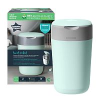 Tommee Tippee Утилизатор-накопитель для использованных подгузников Twist & Click / цвет green (мятный)					